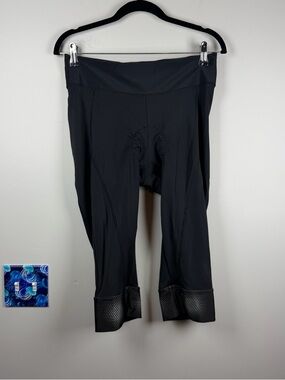 Women’s Funkier Bike Black Cycling Padded Capri Knee Tights Pant S-121.1 Size 16